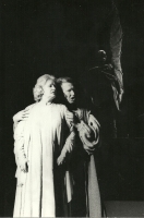 Holender tułacz - Hanna Lisowska (Senta), Andrzej Malinowski (Daland) - premiera: Teatr Wielki w Łodzi, 25 czerwca 1994, fot. Chwalisław Zieliński