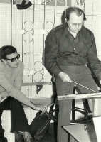 Lord Jim - Romuald Twardowski, Antoni Wicherek - próba do prapremiery, Teatr Wielki w Łodzi, 23 stycznia 1976