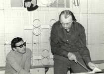 Lord Jim - Romuald Twardowski, Antoni Wicherek - próba do prapremiery, Teatr Wielki w Łodzi, 23 stycznia 1976