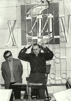 Lord Jim - Romuald Twardowski, Antoni Wicherek - próba do prapremiery, Teatr Wielki w Łodzi, 23 stycznia 1976