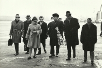 Spartakus - przylot Arama Chaczaturiana przed premierą w Teatrze Wielkim w Warszawie, listopad 1968