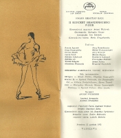 II Koncert brandenburski F-dur - obsada - premiera: Teatr Wielki w Warszawie, 21 grudnia 1972